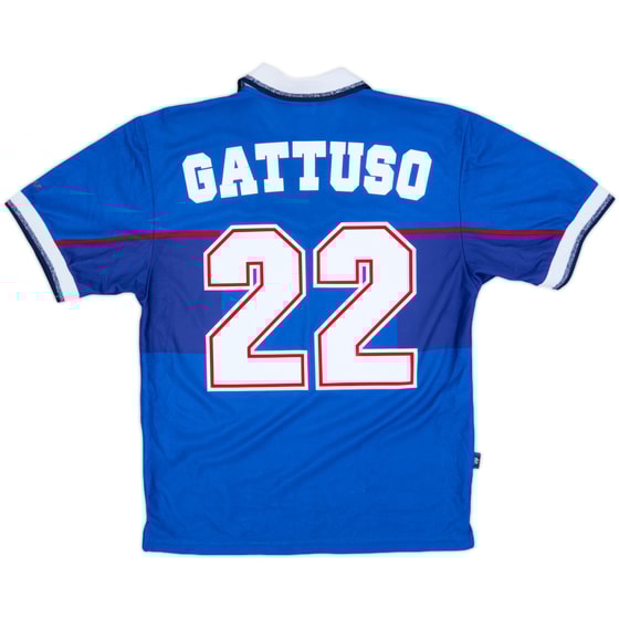 1997-99 Rangers Home Shirt Gattuso #22 - 9/10 - (S)