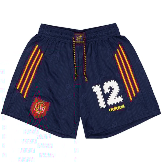 1996-98 Spain Home Shorts #12 - 8/10 - (L)