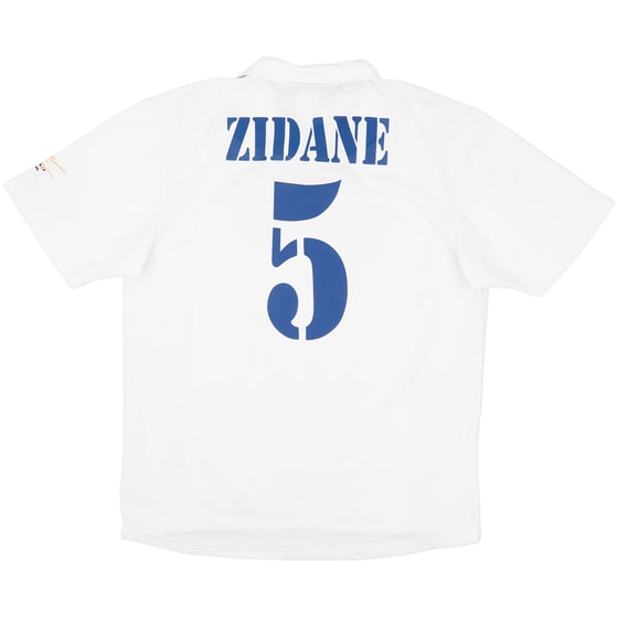 2001 Real Madrid Home Shirt Zidane #5 - 6/10 - (L)
