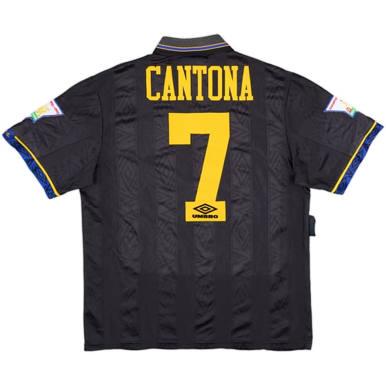 1993-95 Manchester United Away Shirt Cantona #7 - 7/10 - (M)