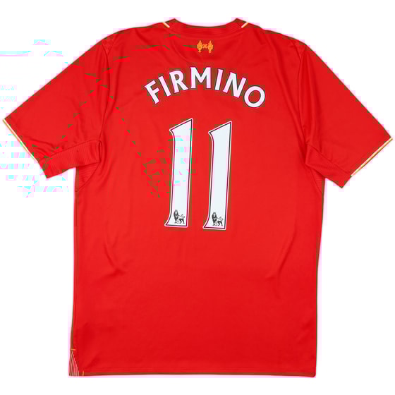 2015-16 Liverpool Home Shirt Firmino #11 - 6/10 - (M)