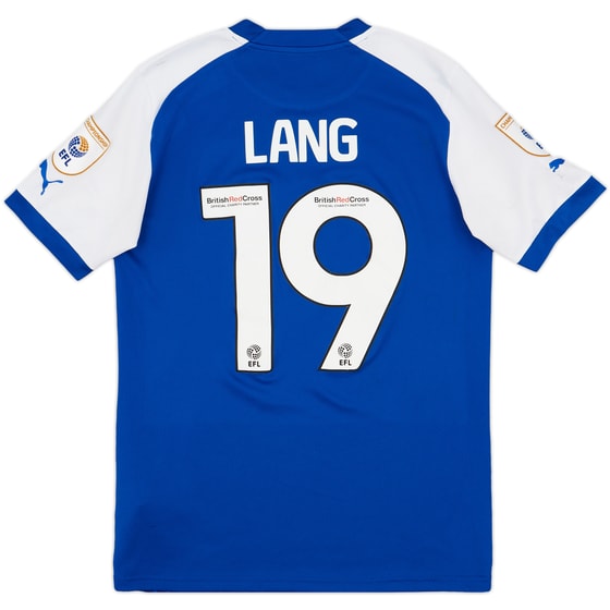 2022-23 Wigan Home Shirt Lang #19 - 7/10 - (S)