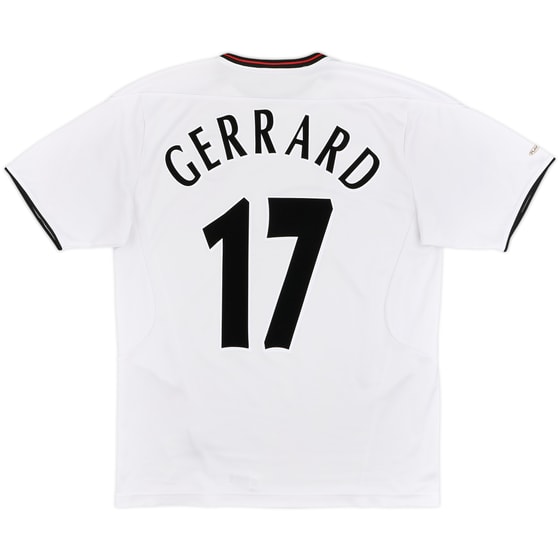 2003-04 Liverpool Away Shirt Gerrard #17 - 8/10 - (L)