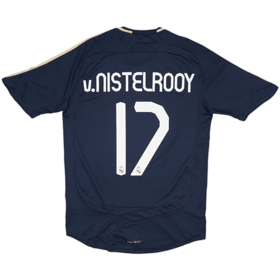 2007-08 Real Madrid Away Shirt v. Nistelrooy #17 - 7/10 - (M)