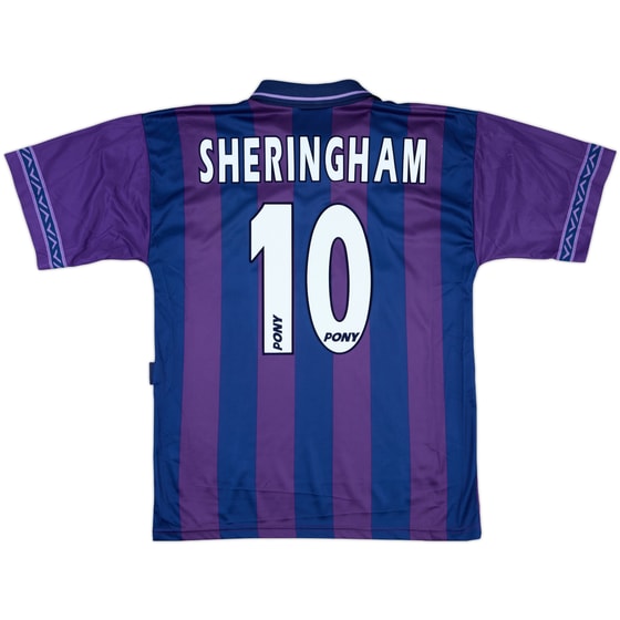 1995-97 Tottenham Away Shirt Sheringham #10 - 8/10 - (M)
