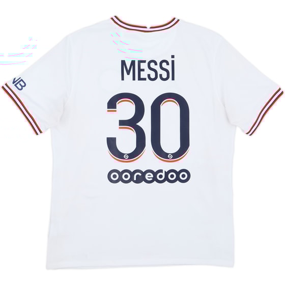 2021-22 Paris Saint-Germain Fourth Shirt Messi #30 - 6/10 - (L)