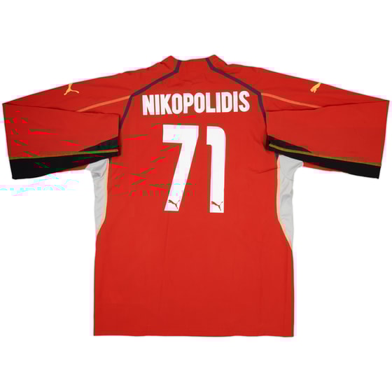 2005-06 Olympiakos GK L/S Shirt Nikopolidis #71 (L)