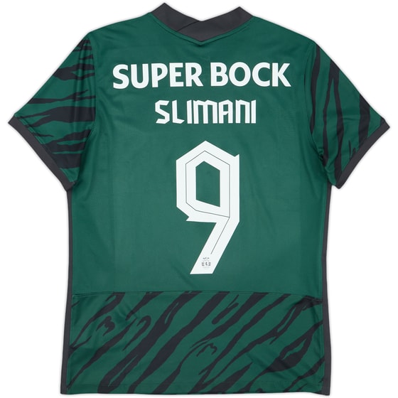 2021-22 Sporting CP Third Shirt Slimani #9 - 8/10 - (L)