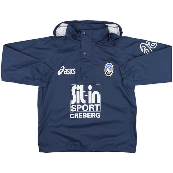 2002-03 Atalanta Asics 1/4 Zip Rain Jacket - 9/10 - (XL.Boys)