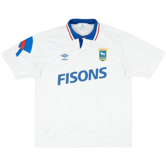 1991-92 Ipswich Away Shirt - 8/10 - (XXL)