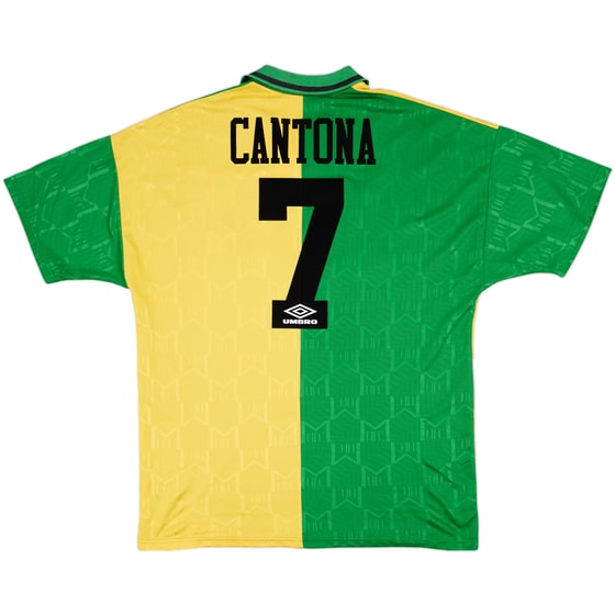 1992-94 Manchester United Third Shirt Cantona #7 - 8/10 - (XL)