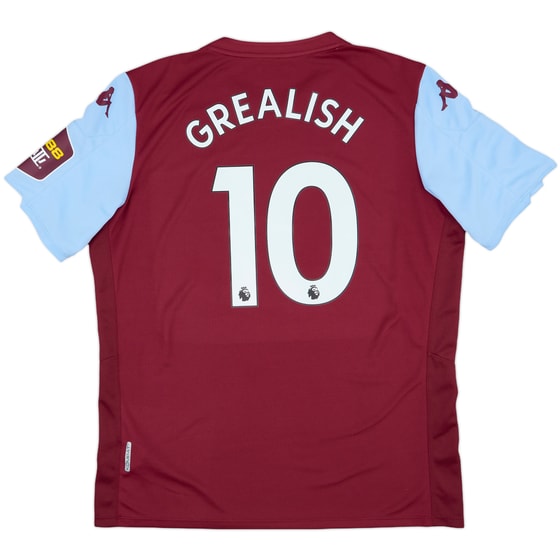2019-20 Aston Villa Home Shirt Grealish #10 - 8/10 - (XXL)