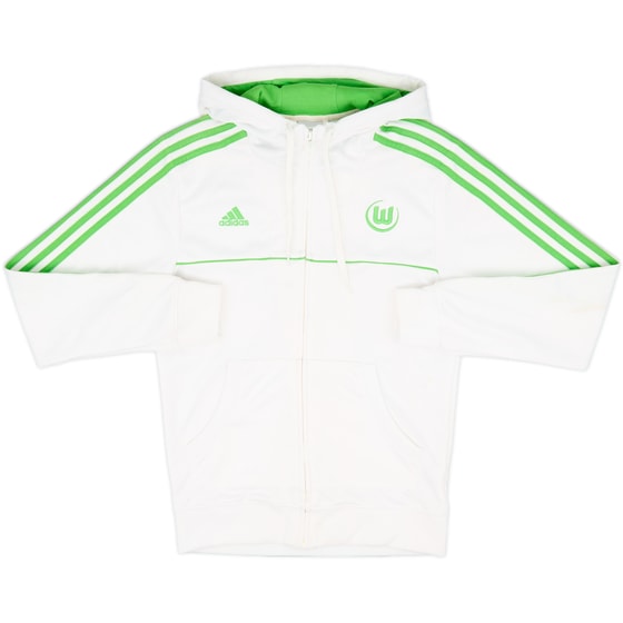 2010-11 Wolfsburg adidas Hooded Sweat Top - 9/10 - (XS)