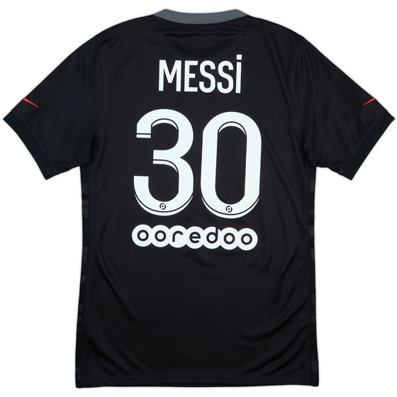 2021-22 Paris Saint-Germain Third Shirt Messi #30 - 9/10 - (S)