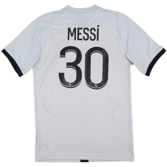 2022-23 Paris Saint-Germain Away Shirt Messi #30 - 6/10 - (S)
