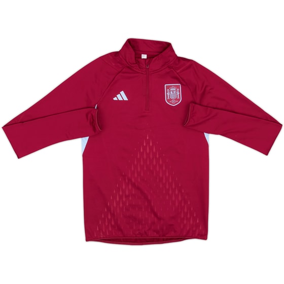 2020-21 Spain Women adidas 1/4 Zip Drill Top - 10/10 - (Women's XS)