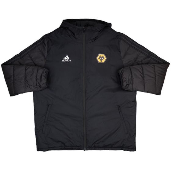 2019-20 Wolves adidas Hooded Padded Bench Coat - 10/10 - (XL)