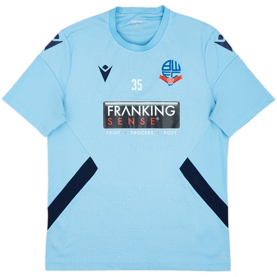 2018-19 Bolton Player Issue Macron Training Shirt #35 - 9/10 - (L)