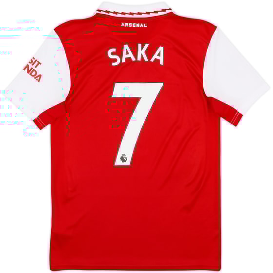 2022-23 Arsenal Home Shirt Saka #7 - 10/10 - (S)
