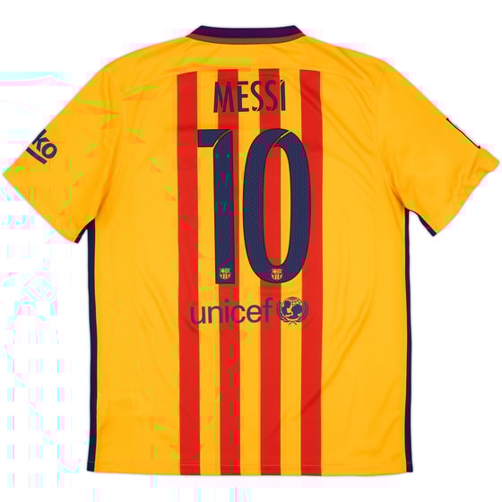 2015-16 Barcelona Away Shirt Messi #10 - 7/10 - (L)