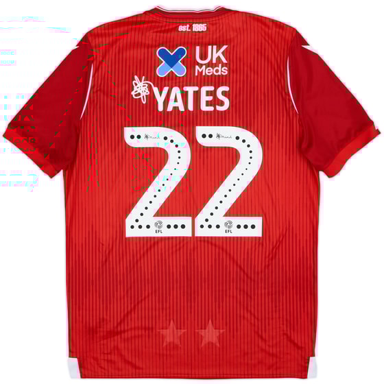 2019-20 Nottingham Forest Home Shirt Yates #22 - 9/10 - (XL)