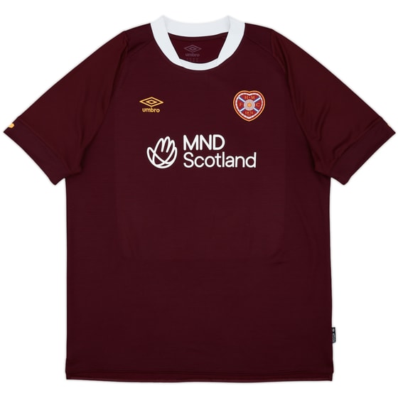 2022-23 Hearts Home Shirt - 7/10 - (XXL)