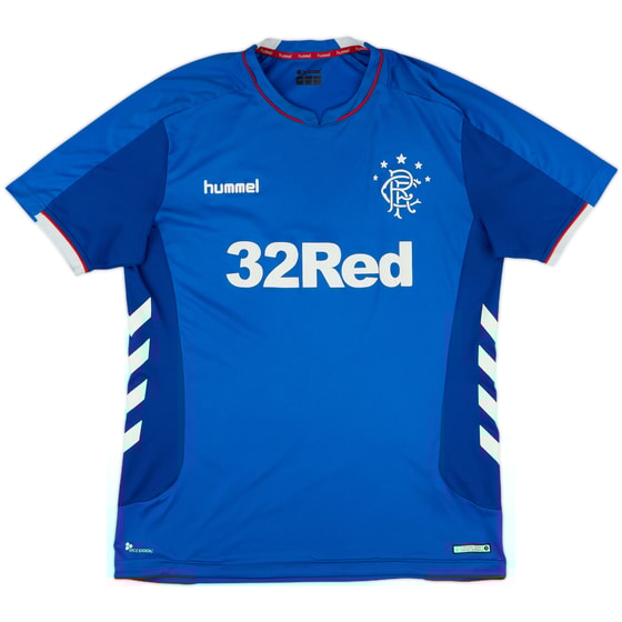 2018-19 Rangers Home Shirt - 7/10 - (L)