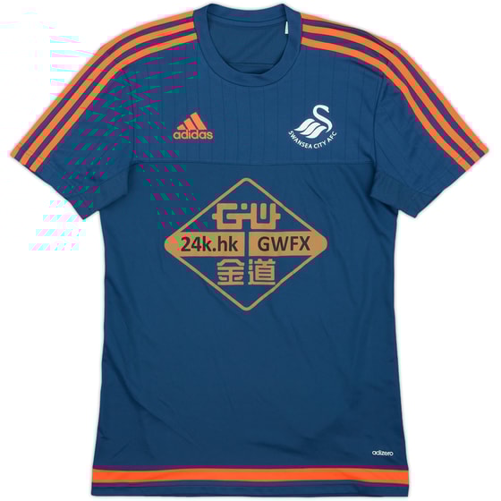 2015-16 Swansea adizero Training Shirt - 9/10 - (S)