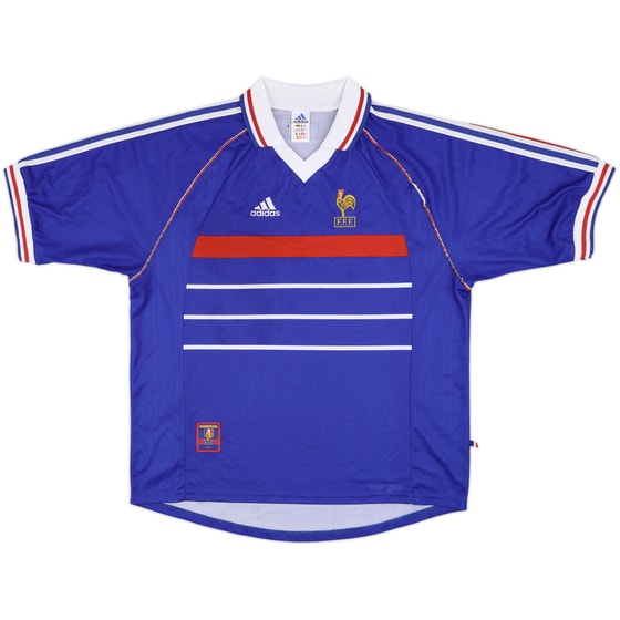 1998-00 France Home Shirt - 8/10 - (XL)