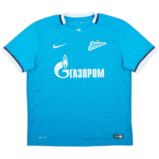 2015-16 Zenit St. Petersburg Home Shirt - 6/10 - (L)