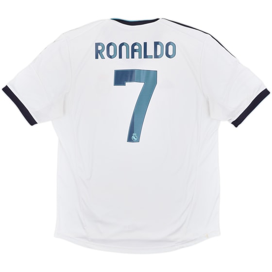 2012-13 Real Madrid Home Shirt Ronaldo #7 - 6/10 - (XL)