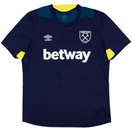 2019-20 West Ham Umbro Training Shirt - 8/10 - (XL)