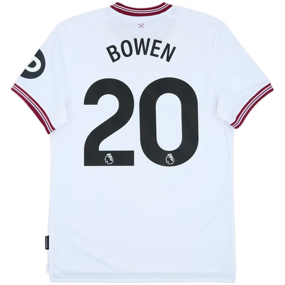 2023-24 West Ham Away Shirt Bowen #20 - 8/10 - (L)