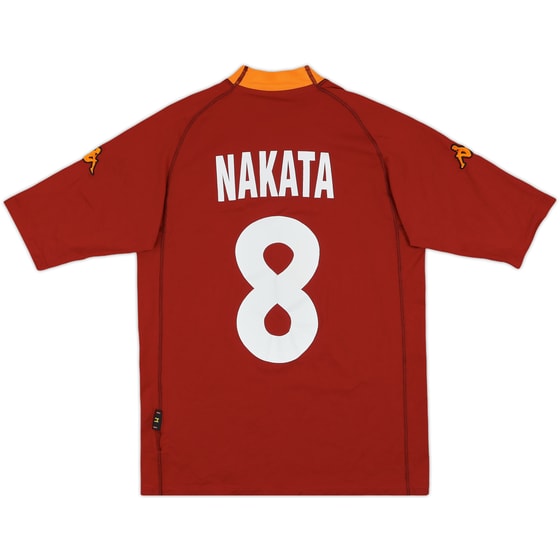 2000-01 Roma Home Shirt Nakata #8 - 7/10 - (M)