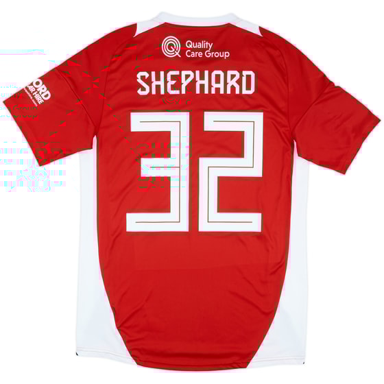 2024-25 Salford City Match Issue FA Cup Home Shirt Shephard #32