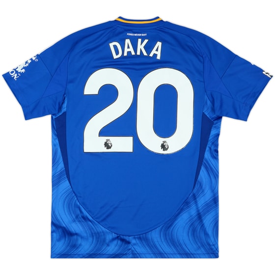 2024-25 Leicester Match Issue Home Shirt Daka #20