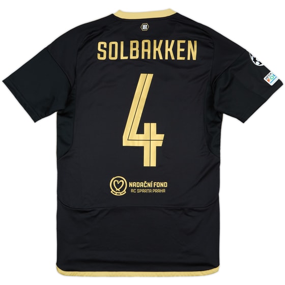 2024-25 Sparta Prague Match Issue Champions League Third Shirt Solbakken #4