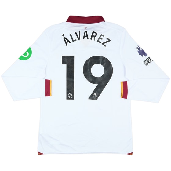 2024-25 West Ham Match Issue Third L/S Shirt Alvarez #19