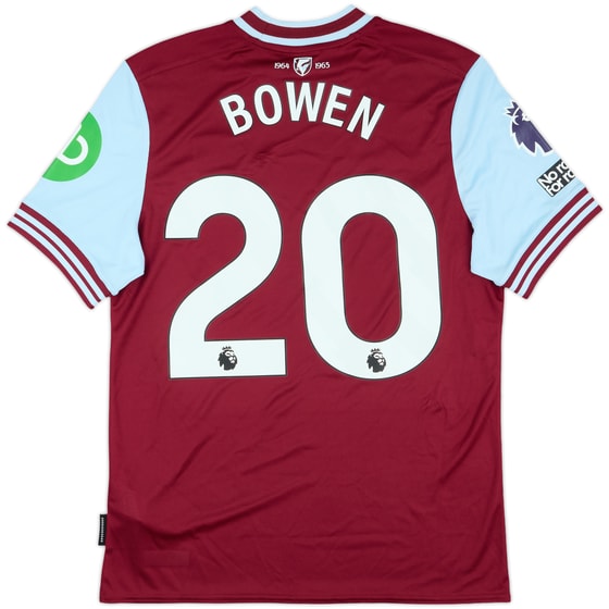 2024-25 West Ham Match Issue Home Shirt Bowen #20