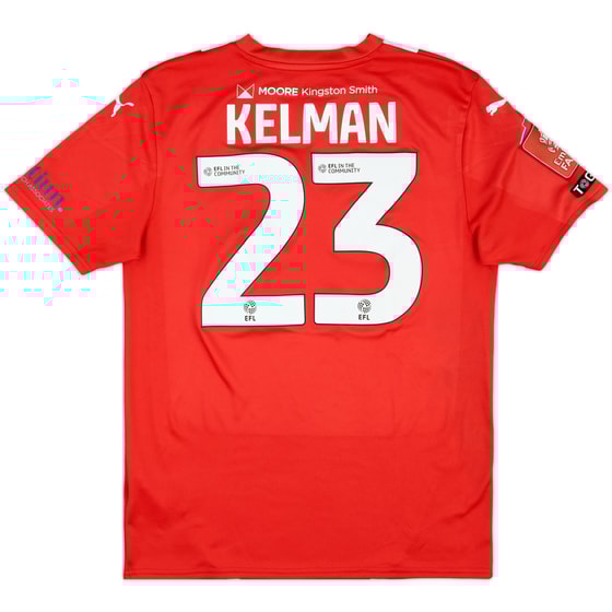 2024-25 Leyton Orient Match Issue FA Cup Home Shirt Kelman #23