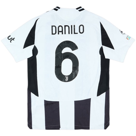 2024-25 Juventus Match Issue Home Shirt Danilo #6