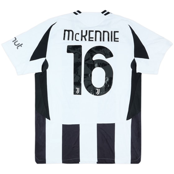 2024-25 Juventus Match Issue Home Shirt McKennie #16