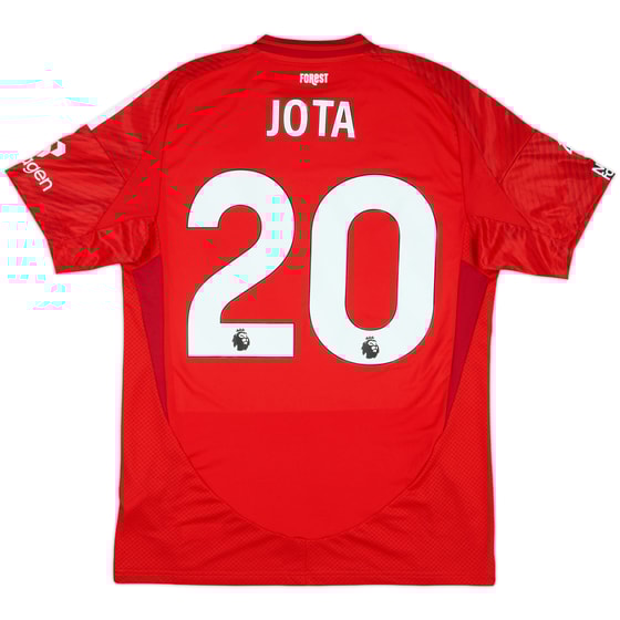2024-25 Nottingham Forest Match Issue Home Shirt Jota #20