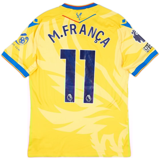 2024-25 Crystal Palace Match Issue Away Shirt M.Franca #11