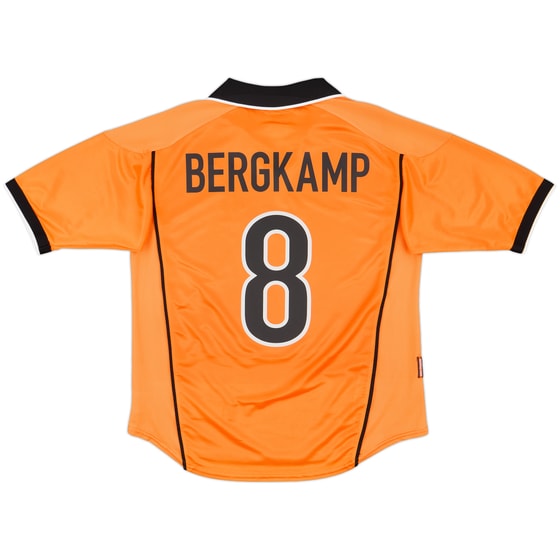 1998-00 Netherlands Home Shirt Bergkamp #8 - 9/10 - (M)