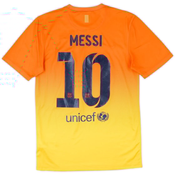 2012-13 Barcelona Basic Away Shirt Messi #10 - 7/10 - (S)