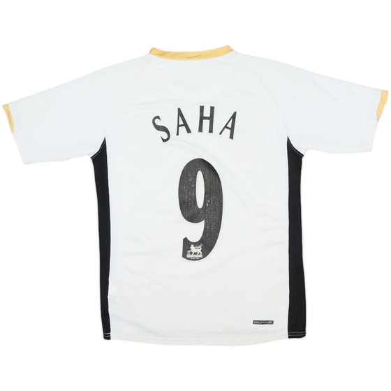 2006-08 Manchester United Away Shirt Saha #9 - 5/10 - (L.Boys)