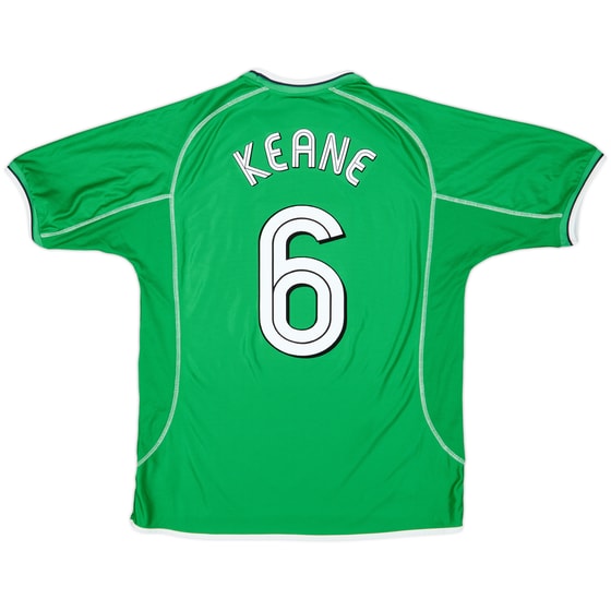 2001-03 Ireland Home Shirt Keane #6 - 9/10 - (L)