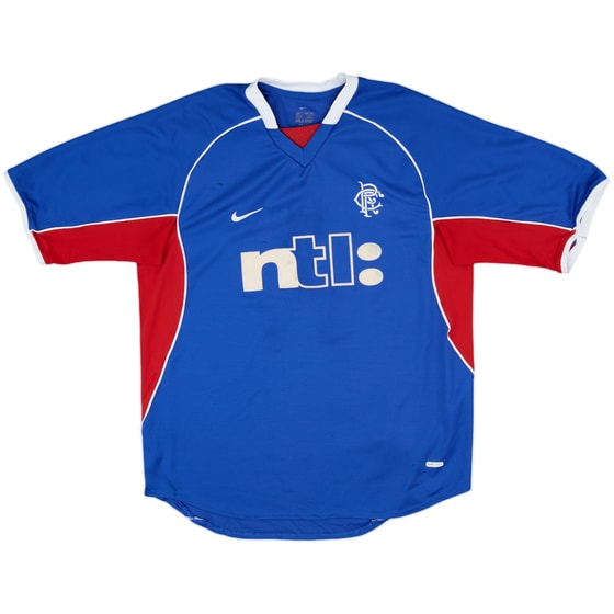 2001-02 Rangers Home Shirt - 7/10 - (M)