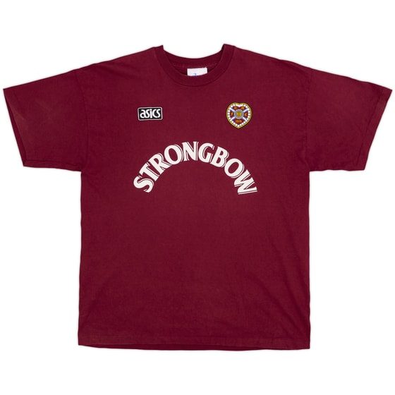 1993-94 Hearts Asics Training/Leisure Tee - 9/10 - (XL)